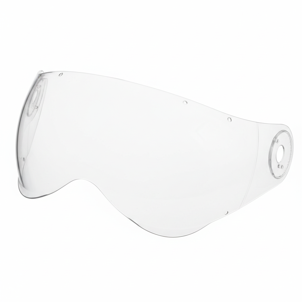 Zitro Helmet Visor Replacement – Genuine Clear Visor for ISI Certified Zitro Open Face Helmet